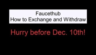 Crypto: Faucethub Update - How To Exchange And Withdraw