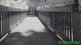 Bridge over Sweetwater Creek - Ultraviolet and Infrared Photography