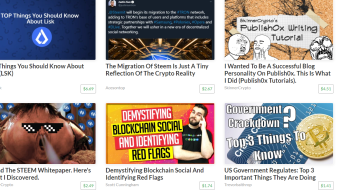 Daily crypto with Publishox Blogging