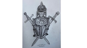 Inktober Day 14: Armor
