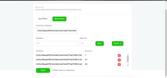Send Ether and Ethereum Tokens to Multiple Ethereum Addresses In A Single Transaction