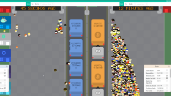 How blockchain works -SIMULATION-  BTC, BCH, ETH, LanaCoin or other similar AltCoins