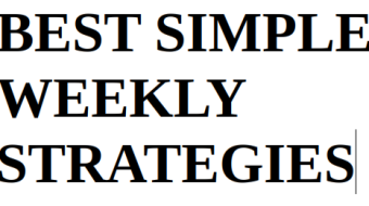 Weekly simple profitable strategies (week November 20 -November 26, 2023)