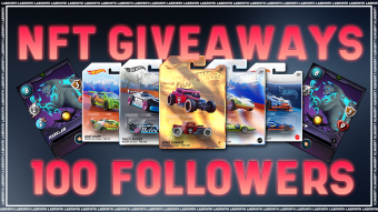 100 Followers FREE NFT Giveaways!