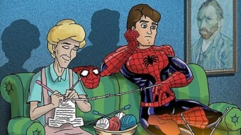 Everyday life of superheroes and other famous characters in Dragonarte comics