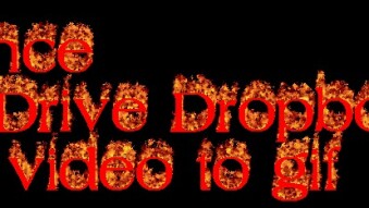 Importance Google Drive Dropbox while convert video to gif