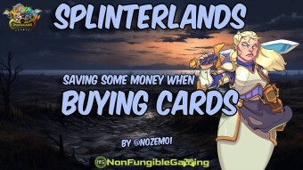 Splinterlands: Save some money when buying cards!