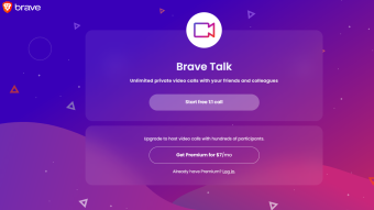 Brave Browser releases Brave Talk (Zoom/Webex) for free