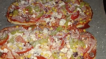 Foodbook #1256  homemade pizza