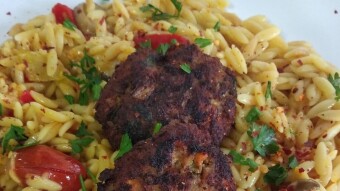 Daily meal #46 nice meatballs with risotto