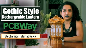 3D Printed Rechargeable Gothic Lantern