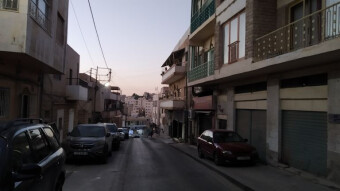 Madaba in Jordan, lots of running and stress