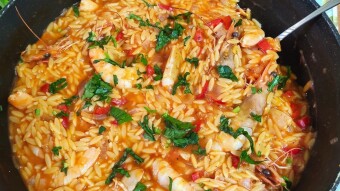 Foodbook #900 Shrimp risotto