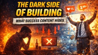 The Dark Side of Building: What Success Content Hides