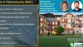 Online Information Session: MS Cybersecurity at Dominican University of California