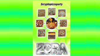 Crypto Pizza Party on Zora