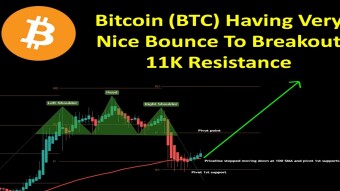 Bitcoin (BTC) Having Very Nice Bounce To Breakout 11K Resistance