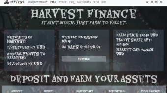 harvest finance: felt dark again might delete