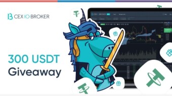 300 USDT Giveaway by CEX.IO Broker