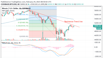 Bitcoin recovers from $45,000. Another dip in near future?