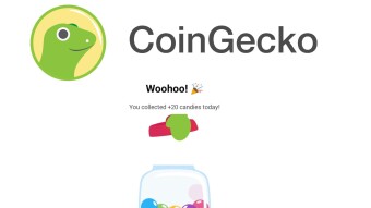 CoinGecko candy 🍬  way to thanks users 👥