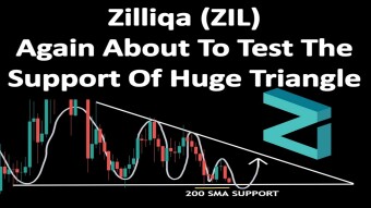 Zilliqa (ZIL) Again About To Test The Support Of Huge Triangle
