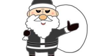 Black Santa in Japan