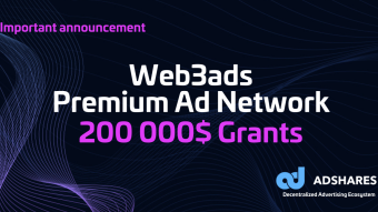 $200,000 Premium Advertiser Grant Program Launching on Adshares 🚀