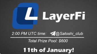 Join the AMA of Satoshi Club x LayerFi. Rewards: 600 USDT, January 11th.
