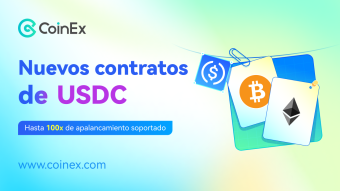 CoinEx respalda contratos futuros de USDC para ofrecer servicios de trading de futuros más diversificados a los usuarios de manera continua