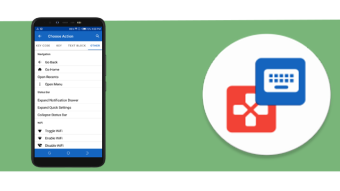 An Android app that maps any keyboard key or button combination to a custom action.