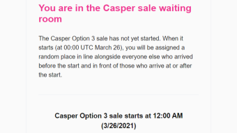 Trying to buy Casper on Coinlist