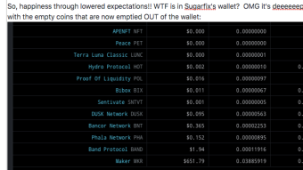The angelic contents of Sugarfix's wallet... PART ONE!!  the dust that has LEFT the building...