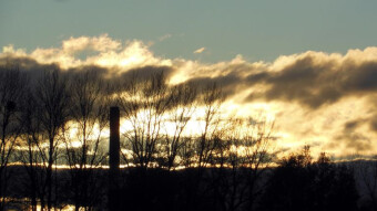 A beautiful almost spring day, and the sunsets are stunning!