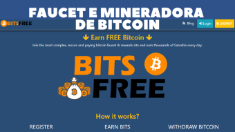 Faucet de Bitcoin - Como Ganhar Muitos Satoshis de BTC no Dia - BitsFree