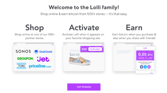 Bitcoin Cashback when you stop at your favorite stores