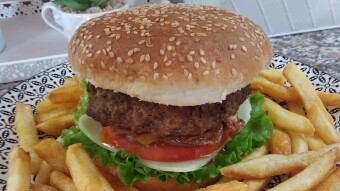 Foodbook #756 homemade hamburger
