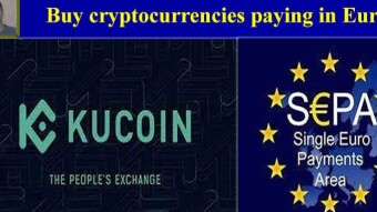 Buy cryptocurrencies paying in Euros, Kucoin