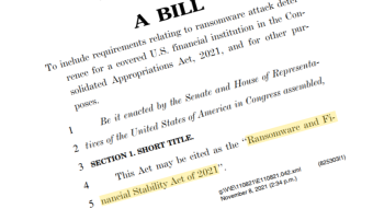 New Ransomware Bill Only Benefits Traditional Financial Institutions
