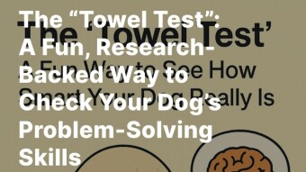 The “Towel Test”: A Fun, Research-Backed Way to Check Your Dog’s Problem-Solving Skills