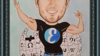 CryptoCartoon of Daniel Liebeskind | Everipedia