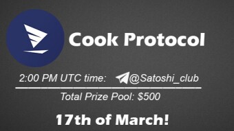 Satoshi Club x Cook Protocol, March 17th