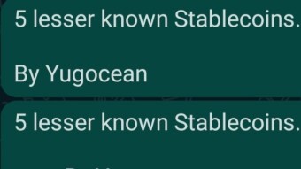 5 lesser known USD Stablecoins