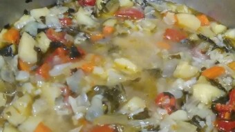 Foodbook #733 vegetable soup