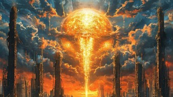 A joint dystopia. The false light of the future