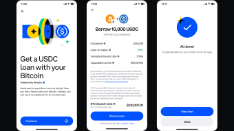 Coinbase: Bitcoin as collateral for USDC loans