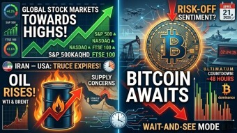 IRAN – USA: Truce Expires, Stock Markets Near Highs, Bitcoin Awaits