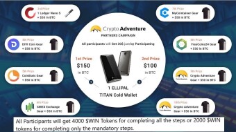 🔥💰 [WIN] Join Airdrop HUGE from CryptoAdventure to get 4000 Win tokens to Tronlink wallet (100% receive) 💰🔥