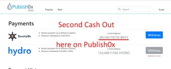 Bounty0x Token Cash-Out Here In Publish0x