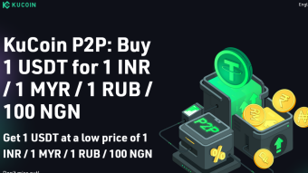 New members of Kucoin can purchase 1 USDT for trading at highly discounted rates for some currencies